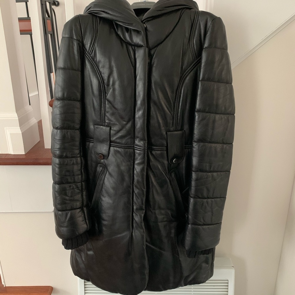 All leather Winter coat Rudsak